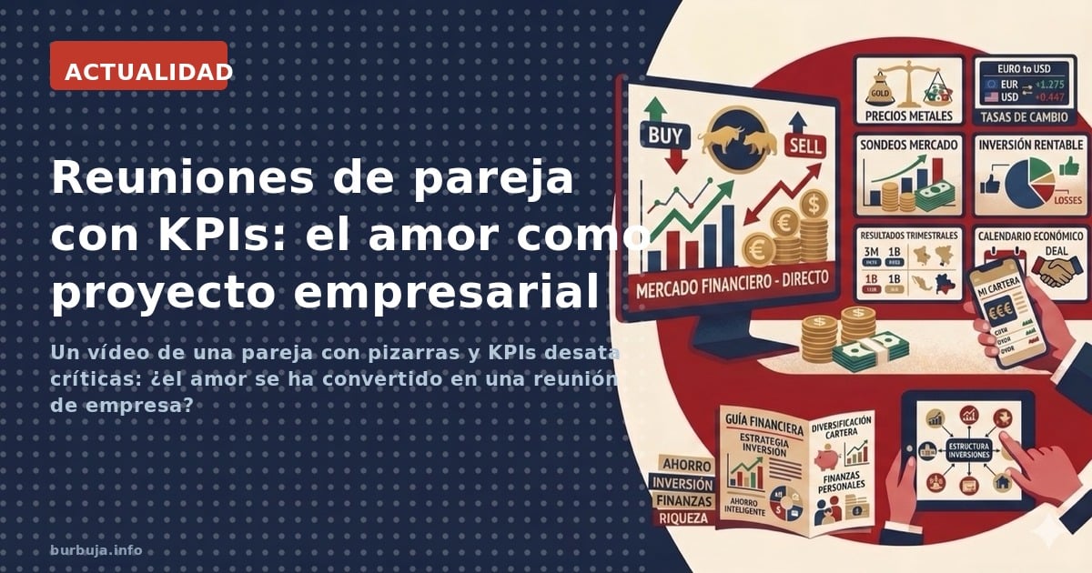 Un vídeo de una pareja con pizarras y KPIs desata críticas: ¿el amor se ha convertido en una reunión de empresa?