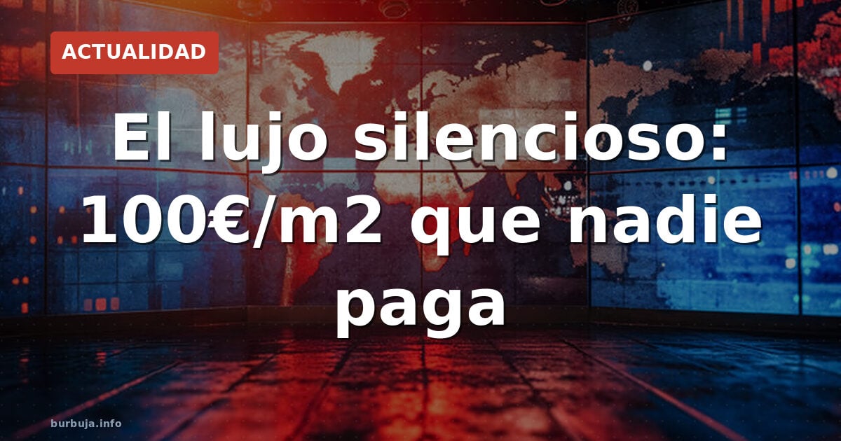 El ruido que no se calla: 100 €/m2 y nadie lo pone