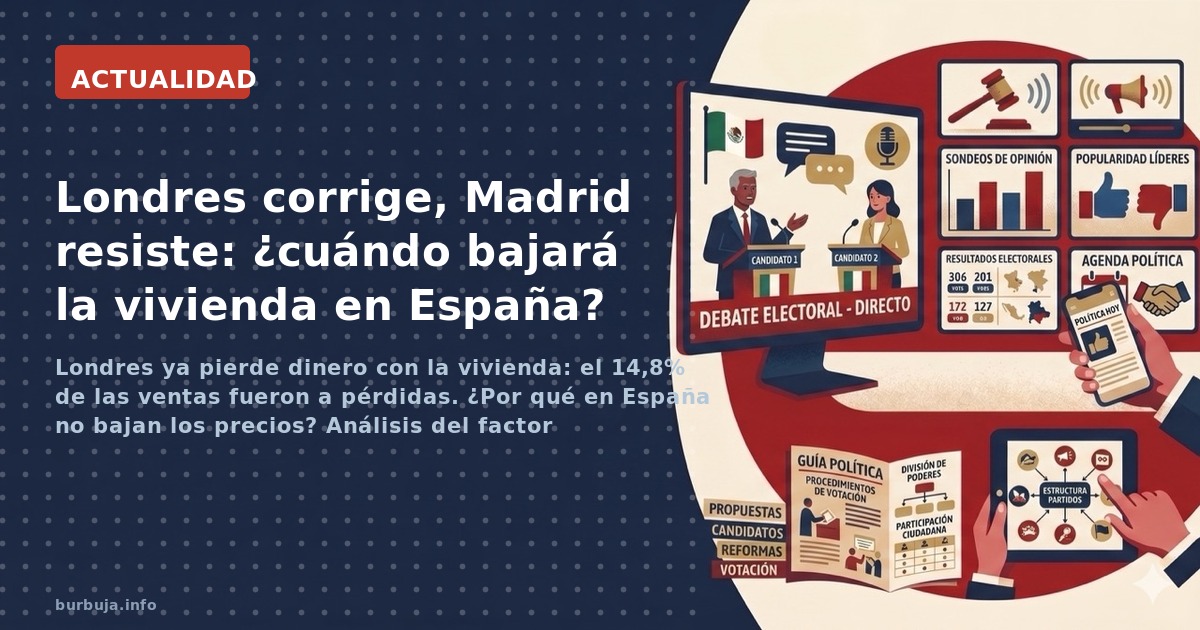 Londres ya pierde dinero con la vivienda: el 14,8% de las ventas fueron a pérdidas. ¿Por qué en España no bajan los precios? 