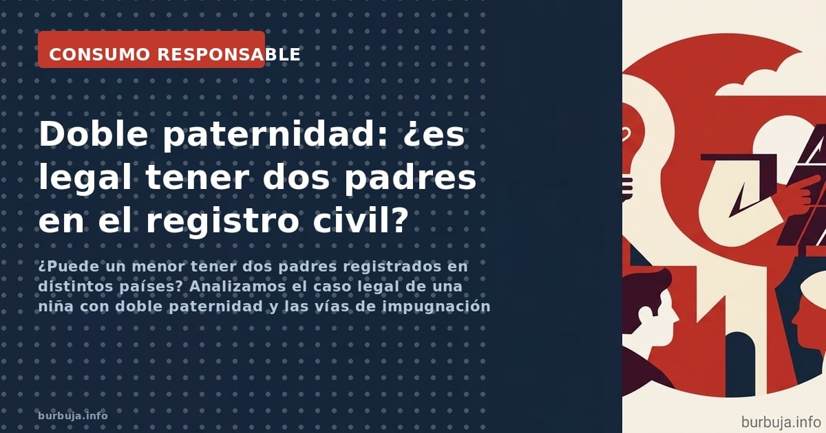 ¿Puede un menor tener dos padres registrados en distintos países? Analizamos el caso legal de una niña con doble paternidad y