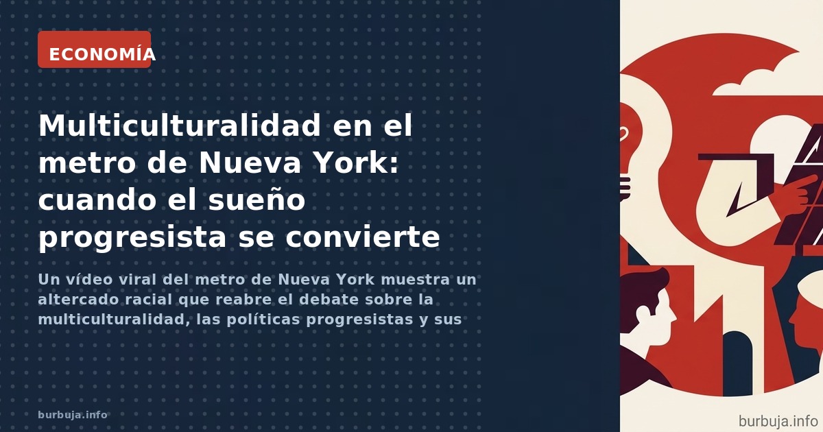 Un vídeo viral del metro de Nueva York muestra un altercado racial que reabre el debate sobre la multiculturalidad, las polít