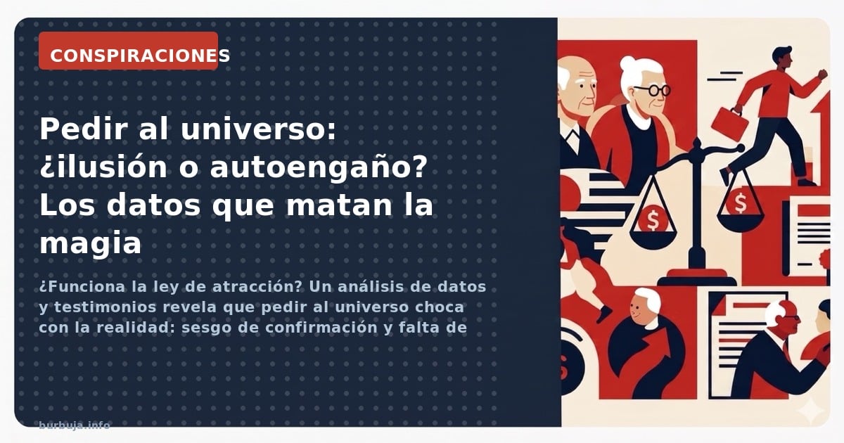 ¿Funciona la ley de atracción? Un análisis de datos y testimonios revela que pedir al universo choca con la realidad: sesgo d