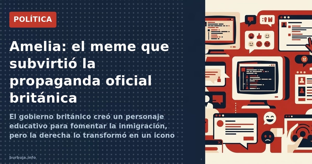 El gobierno británico creó un personaje educativo para fomentar la inmigración, pero la derecha lo transformó en un icono ant