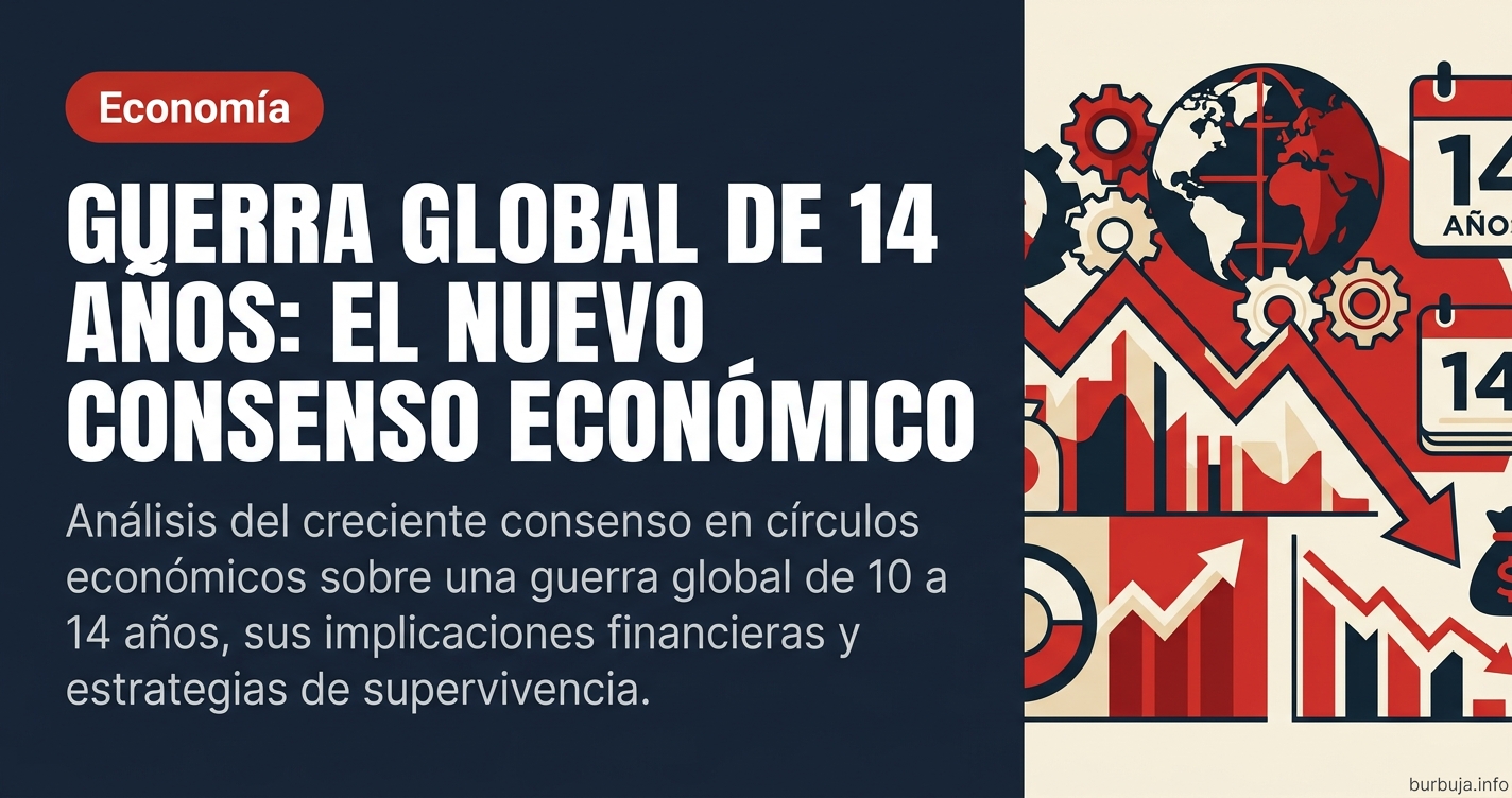 Análisis del creciente consenso en círculos económicos sobre una guerra global de 10 a 14 años, sus implicaciones financieras