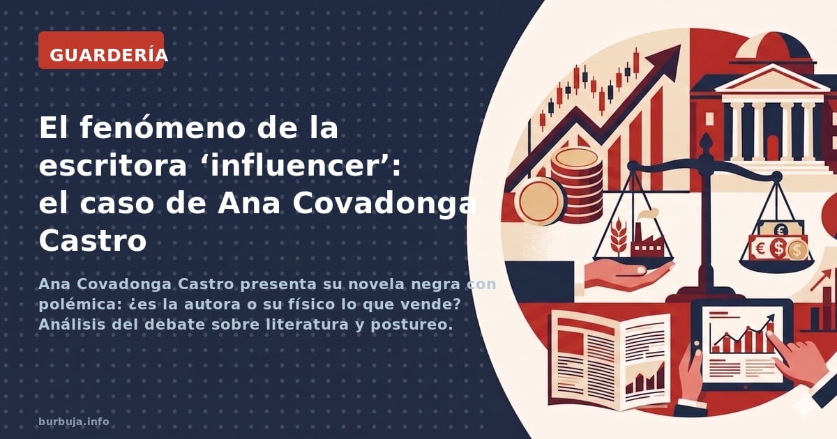 Ana Covadonga Castro presenta su novela negra con polémica: ¿es la autora o su físico lo que vende? Análisis del debate sobre