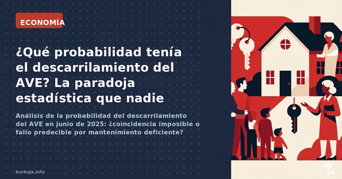 Análisis de la probabilidad del descarrilamiento del AVE en junio de 2025: ¿coincidencia imposible o fallo predecible por man