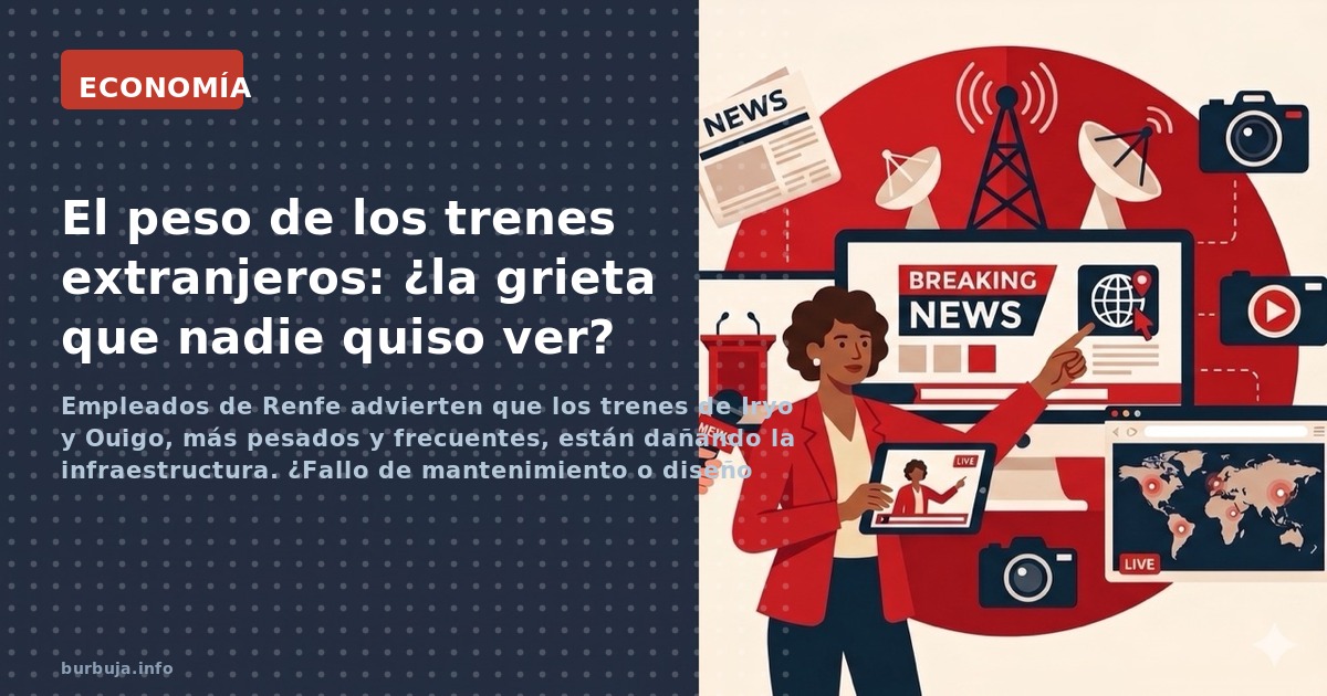 Empleados de Renfe advierten que los trenes de Iryo y Ouigo, más pesados y frecuentes, están dañando la infraestructura. ¿Fal