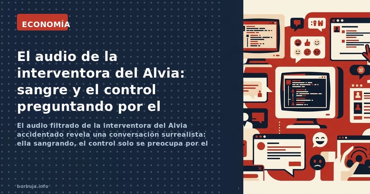 El audio filtrado de la interventora del Alvia accidentado revela una conversación surrealista: ella sangrando, el control so