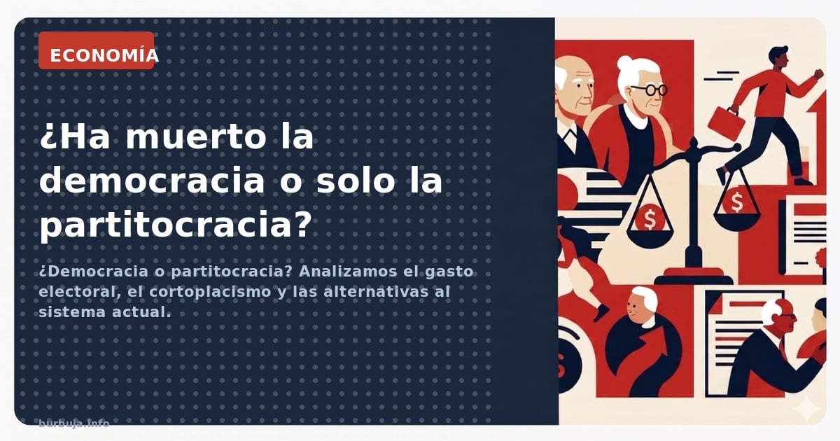 ¿Democracia o partitocracia? Analizamos el gasto electoral, el cortoplacismo y las alternativas al sistema actual.
