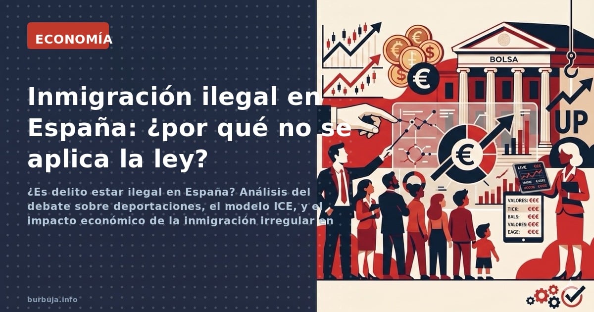 ¿Es delito estar ilegal en España? Análisis del debate sobre deportaciones, el modelo ICE, y el impacto económico de la inmig
