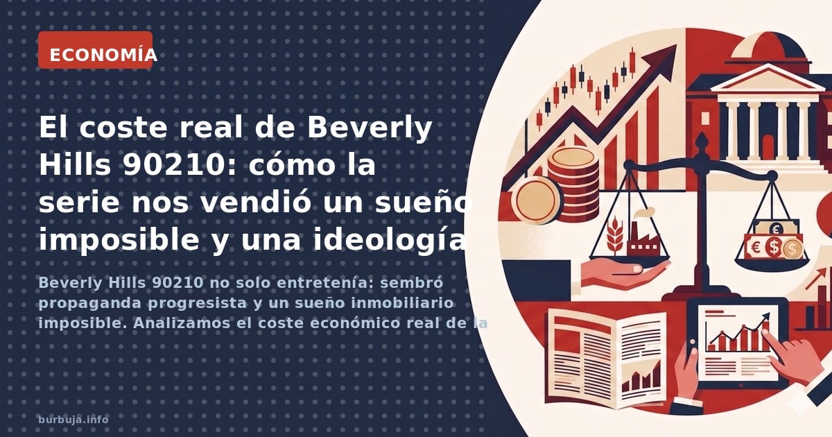 Beverly Hills 90210 no solo entretenía: sembró propaganda progresista y un sueño inmobiliario imposible. Analizamos el coste 