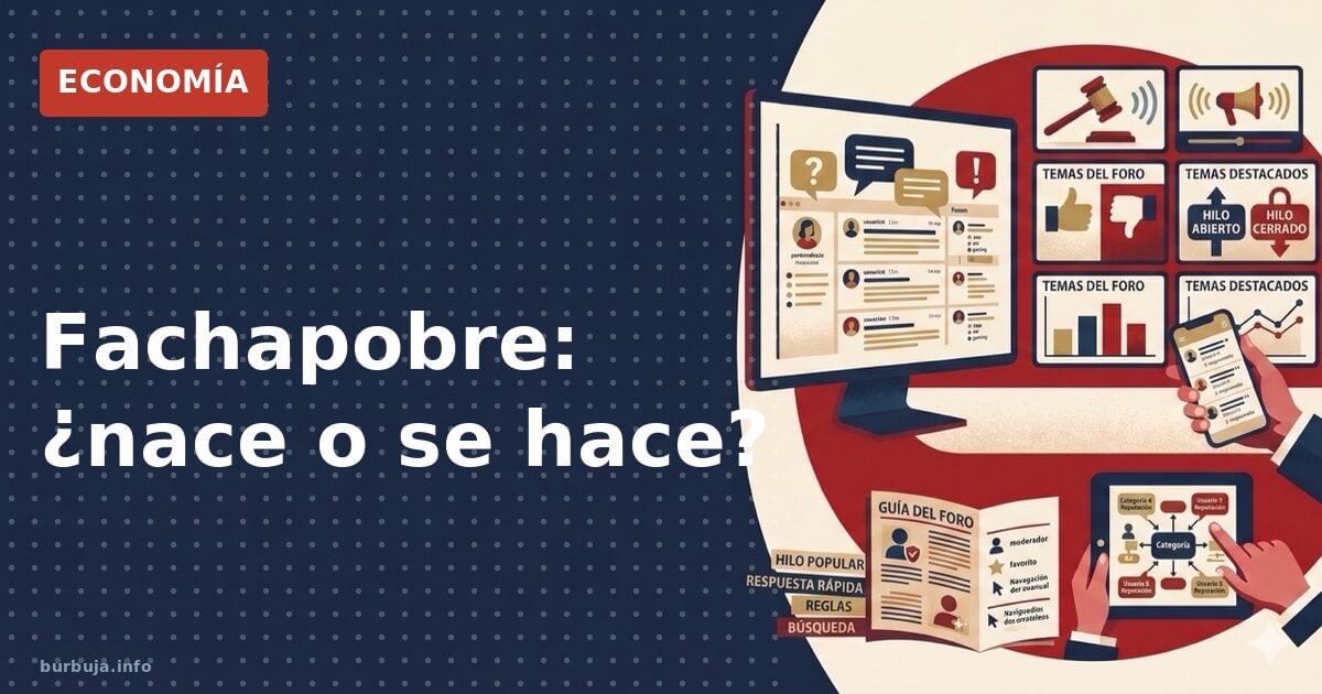 Fachapobre: ¿nace o se hace?