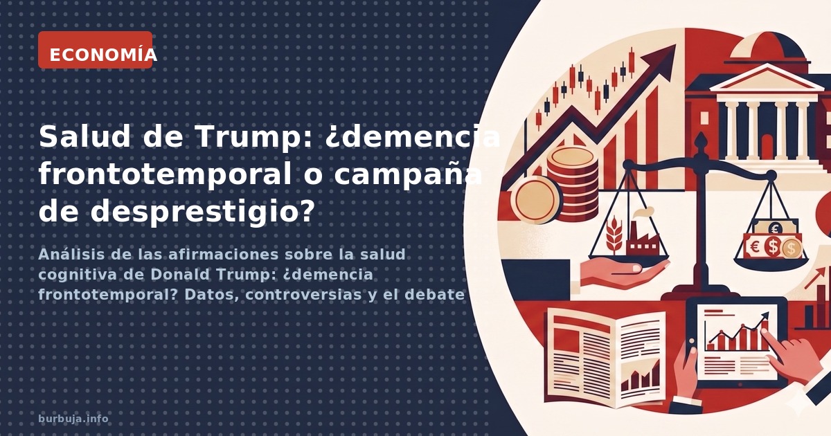 Análisis de las afirmaciones sobre la salud cognitiva de Donald Trump: ¿demencia frontotemporal? Datos, controversias y el de