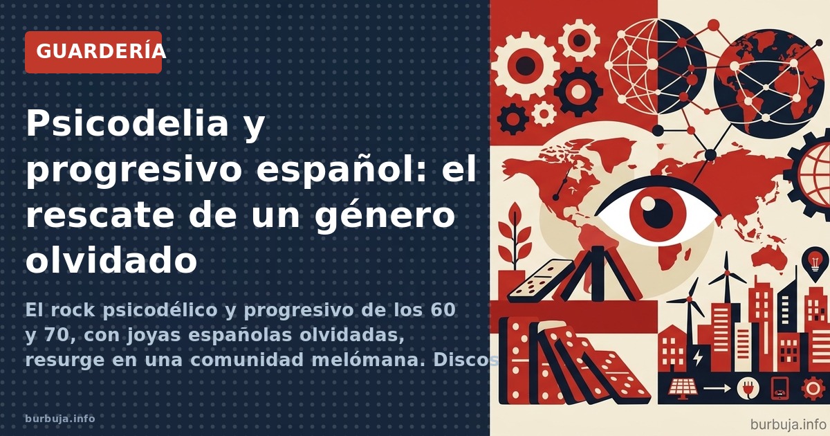 El rock psicodélico y progresivo de los 60 y 70, con joyas españolas olvidadas, resurge en una comunidad melómana. Discos de 