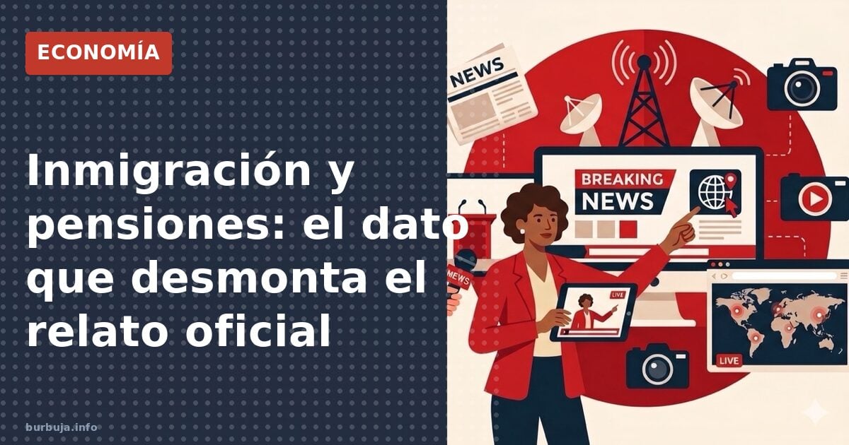 Inmigración y pensiones: el dato que desmonta el relato oficial
