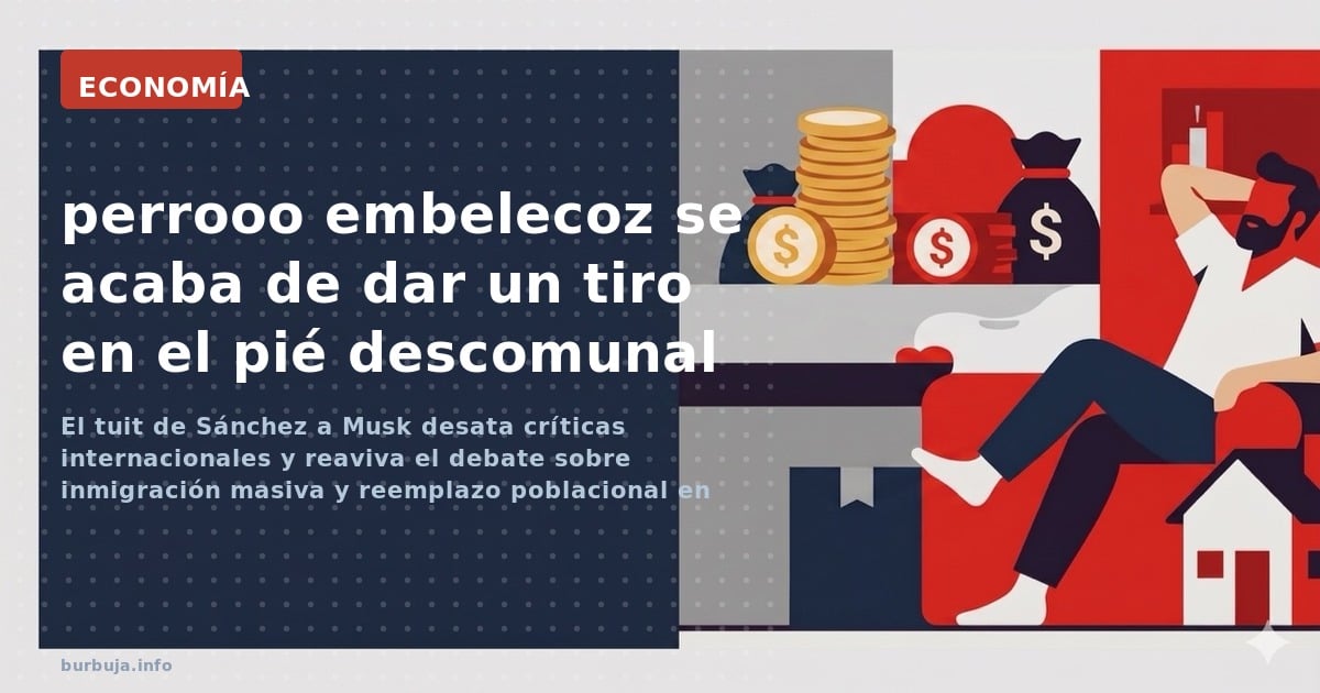 El tuit de Sánchez a Musk desata críticas internacionales y reaviva el debate sobre inmigración masiva y reemplazo poblaciona