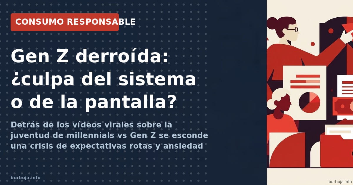Gen Z derroída: ¿culpa del sistema o de la pantalla?