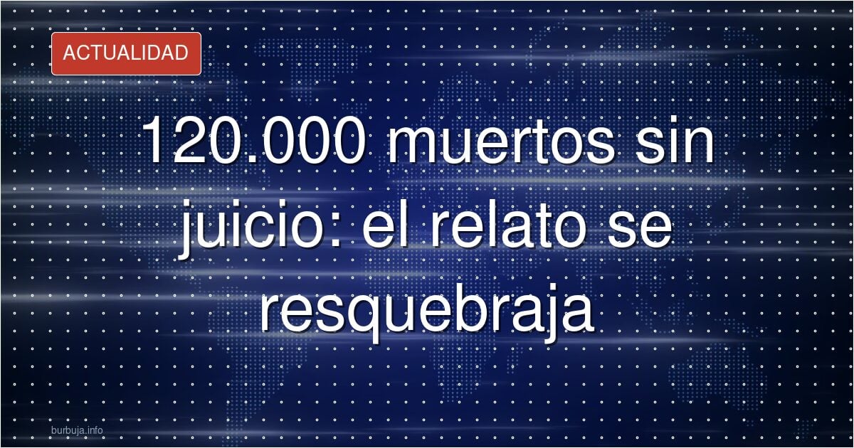120.000 muertos y el relato que no cierra