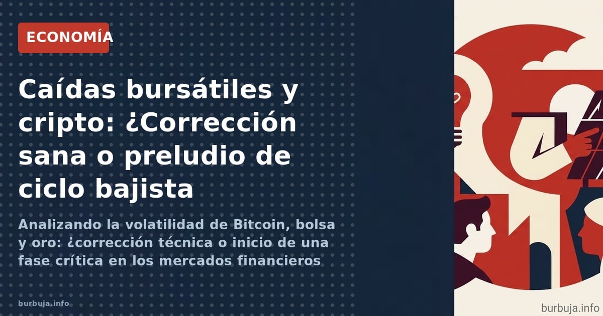 Analizando la volatilidad de Bitcoin, bolsa y oro: ¿corrección técnica o inicio de una fase crítica en los mercados financier
