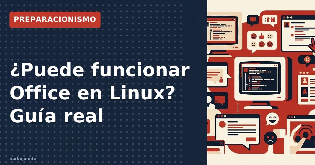 ¿Puede funcionar Office en Linux? Guía real