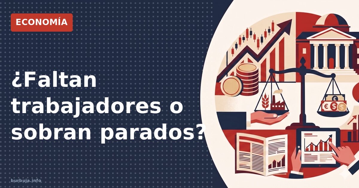 ¿Faltan trabajadores o sobran parados?