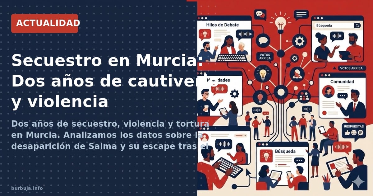 Dos años de secuestro, violencia y tortura en Murcia. Analizamos los datos sobre la desaparición de Salma y su escape tras el