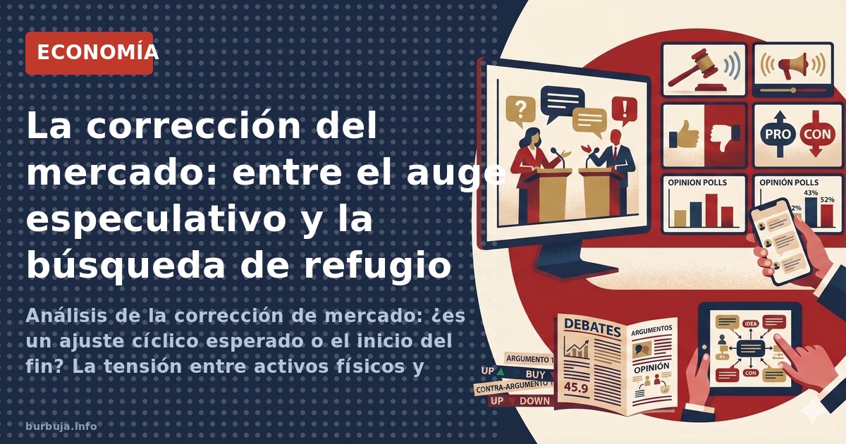 Análisis de la corrección de mercado: ¿es un ajuste cíclico esperado o el inicio del fin? La tensión entre activos físicos y 