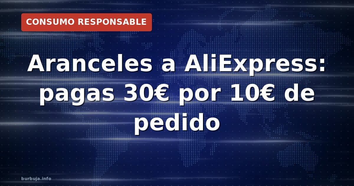 Paquetes de AliExpress y Shein apilados en una cinta de aduanas con el nuevo recargo arancelario de la Unión Europea