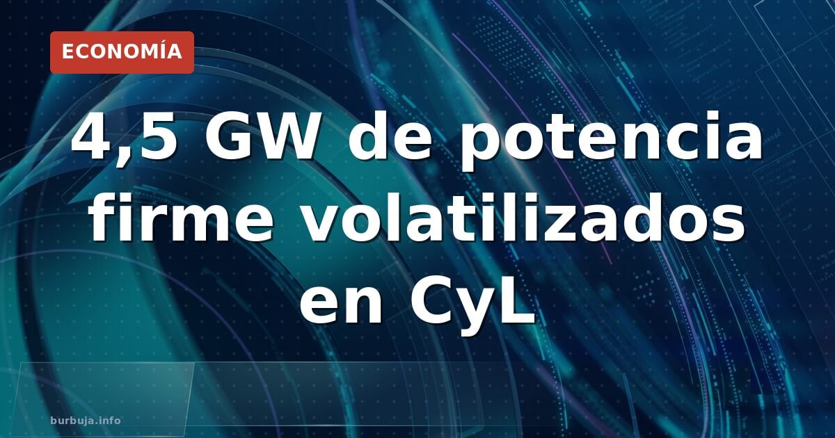 4,5 GW de potencia firme volatilizados en CyL