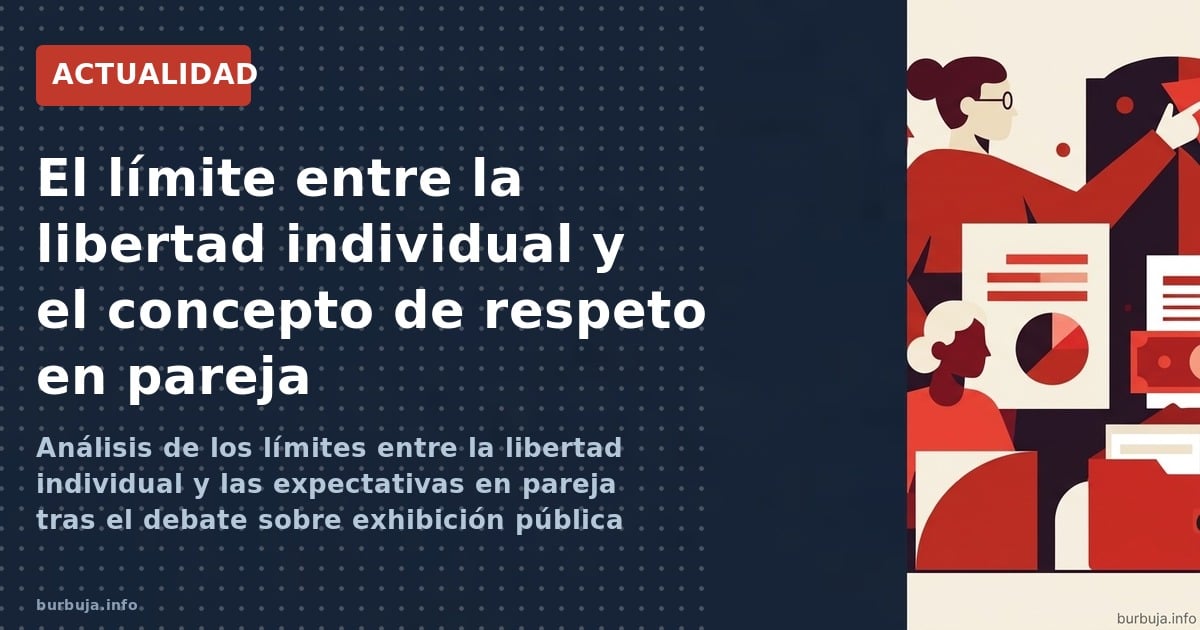 Análisis de los límites entre la libertad individual y las expectativas en pareja tras el debate sobre exhibición pública