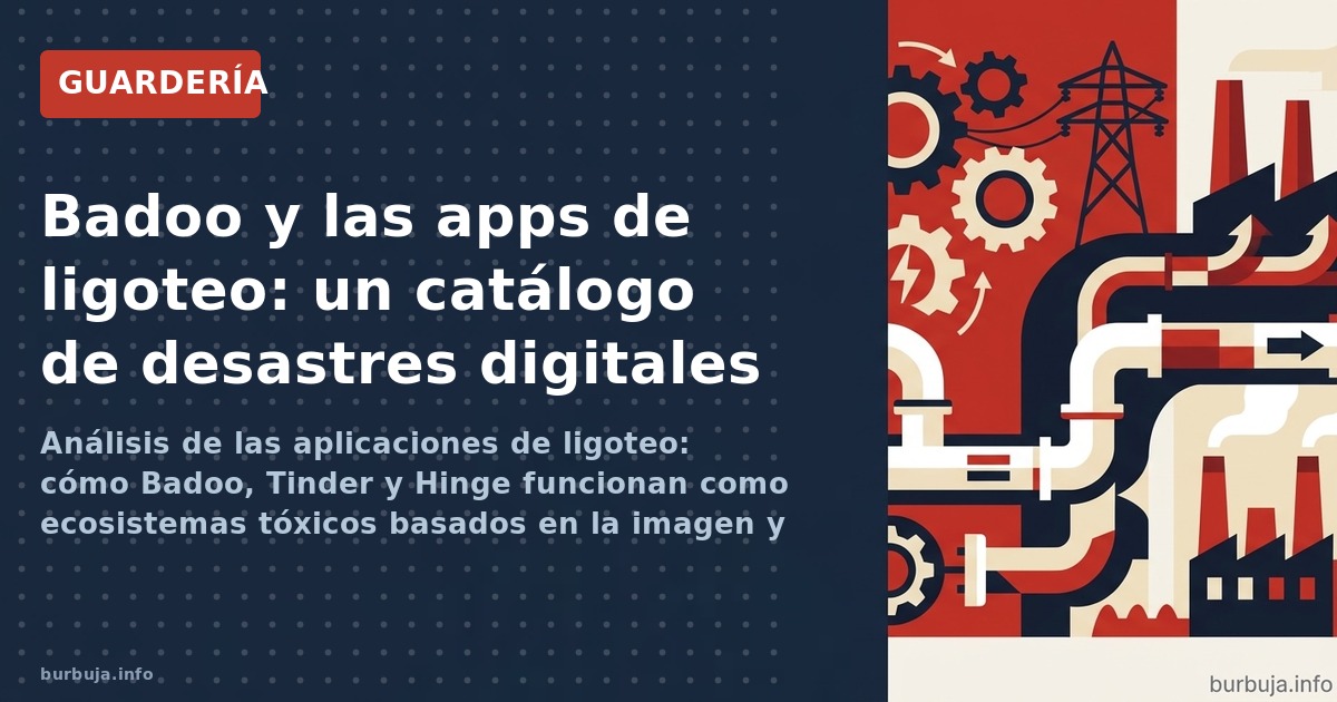 Análisis de las aplicaciones de ligoteo: cómo Badoo, Tinder y Hinge funcionan como ecosistemas tóxicos basados en la imagen y
