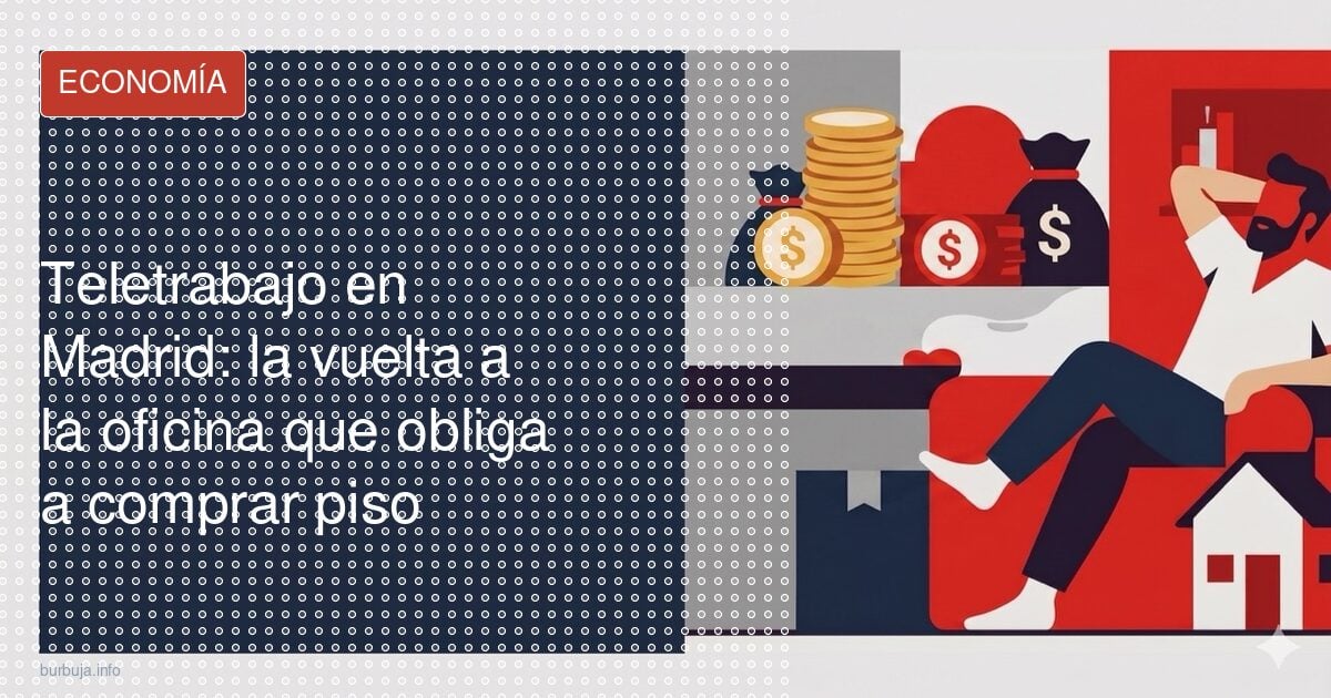 Teletrabajo en Madrid: la vuelta a la oficina que obliga a comprar piso