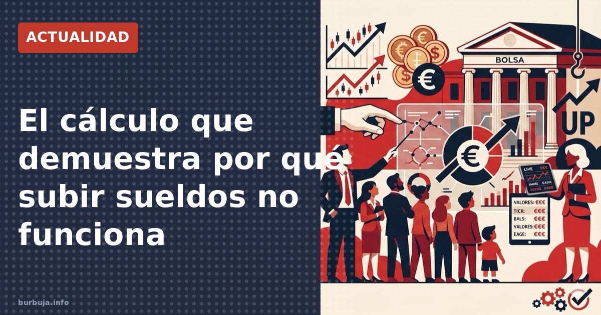 El cálculo que demuestra por qué subir sueldos no funciona
