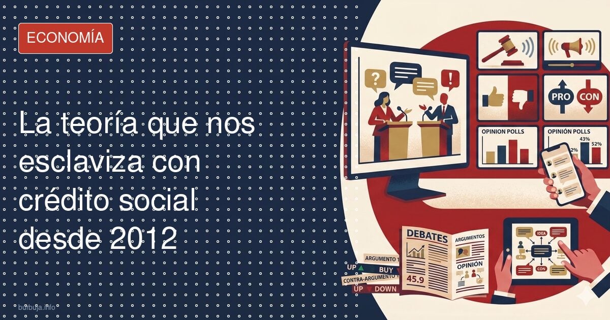 La teoría que nos esclaviza con crédito social desde 2012
