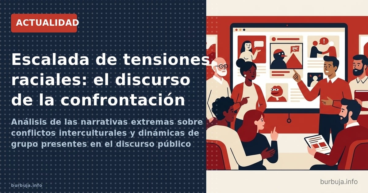 Análisis de las narrativas extremas sobre conflictos interculturales y dinámicas de grupo presentes en el discurso público ac