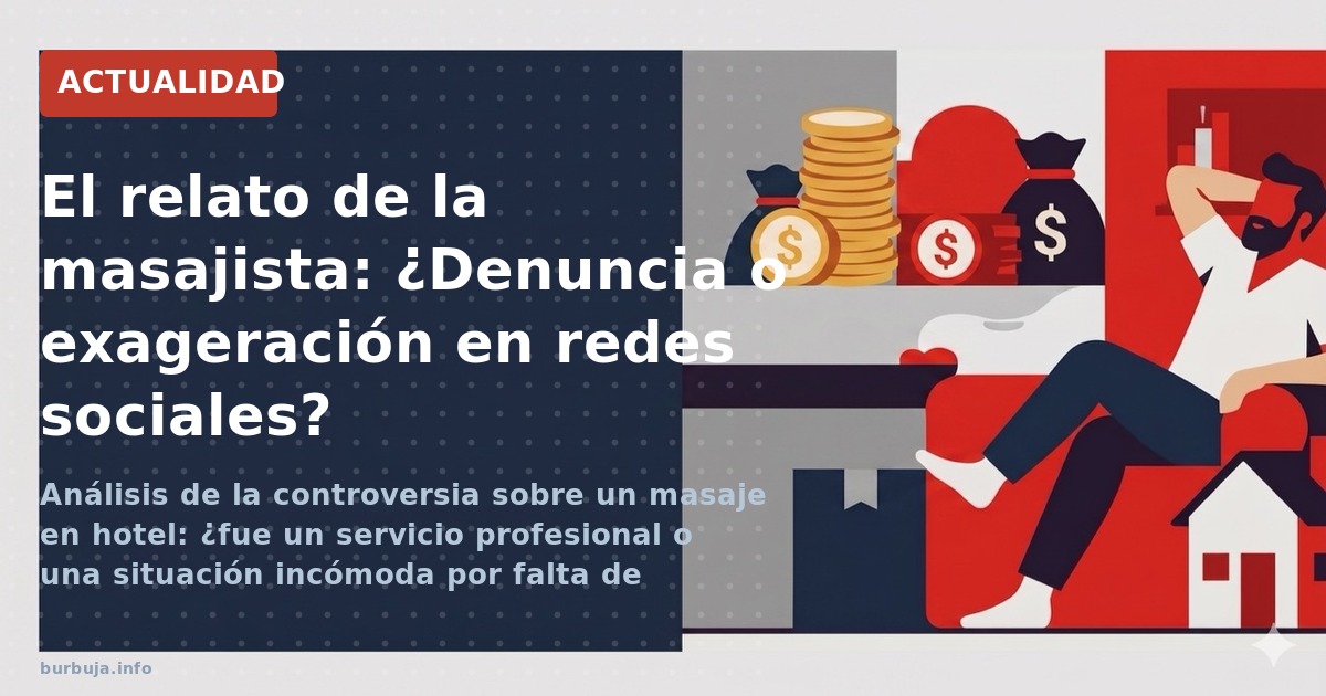 Análisis de la controversia sobre un masaje en hotel: ¿fue un servicio profesional o una situación incómoda por falta de prop