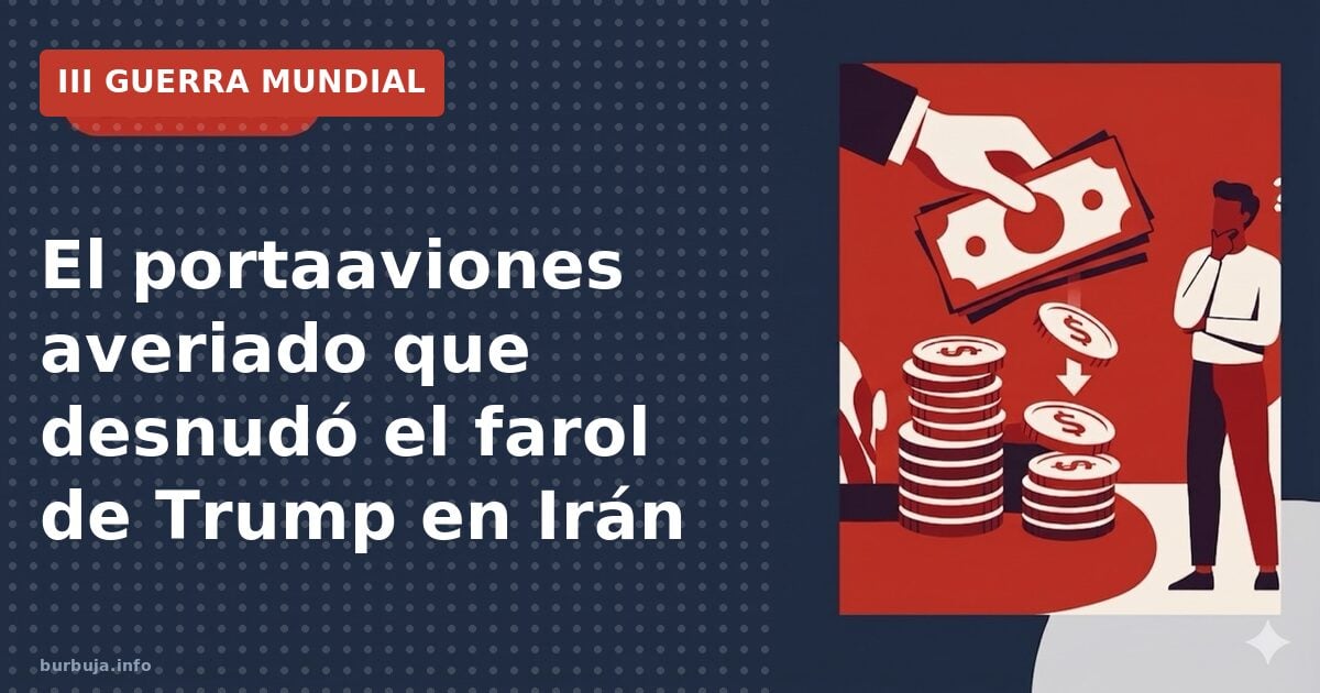 Trump, la flota de EEUU y una jugada que dejó en evidencia su debilidad