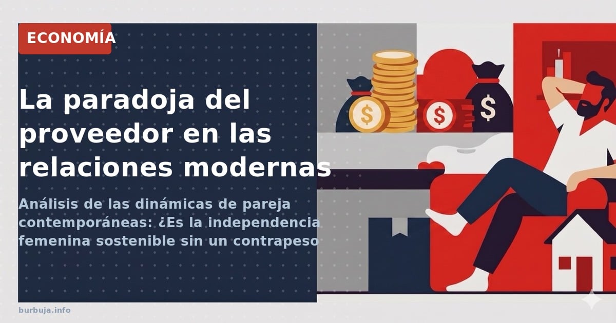 Análisis de las dinámicas de pareja contemporáneas: ¿Es la independencia femenina sostenible sin un contrapeso económico masc