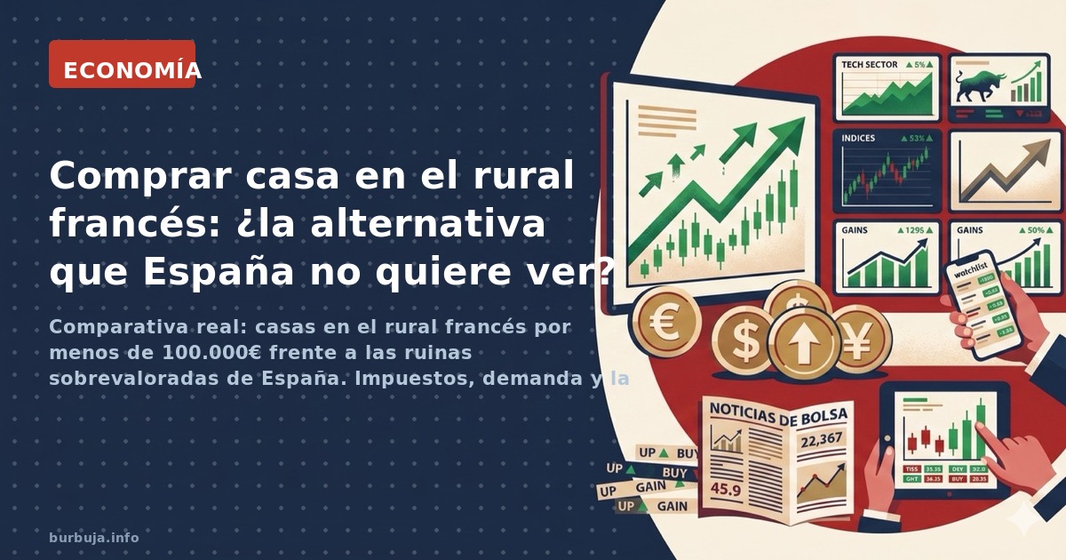 Comparativa real: casas en el rural francés por menos de 100.000€ frente a las ruinas sobrevaloradas de España. Impuestos, de