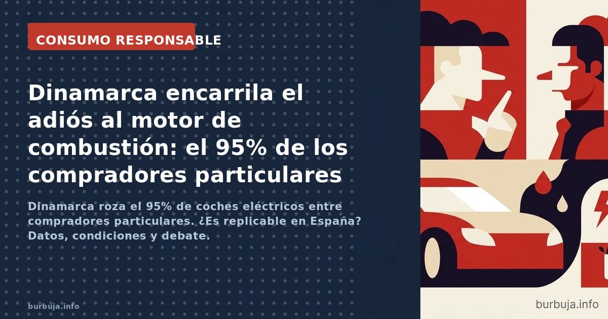 Dinamarca roza el 95% de coches eléctricos entre compradores particulares. ¿Es replicable en España? Datos, condiciones y deb