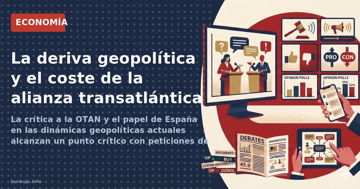 La crítica a la OTAN y el papel de España en las dinámicas geopolíticas actuales alcanzan un punto crítico con peticiones de 