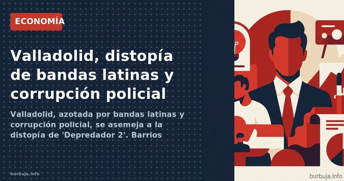 Vista de la plaza Circular de Valladolid con presencia policial tras un incidente entre bandas latinas