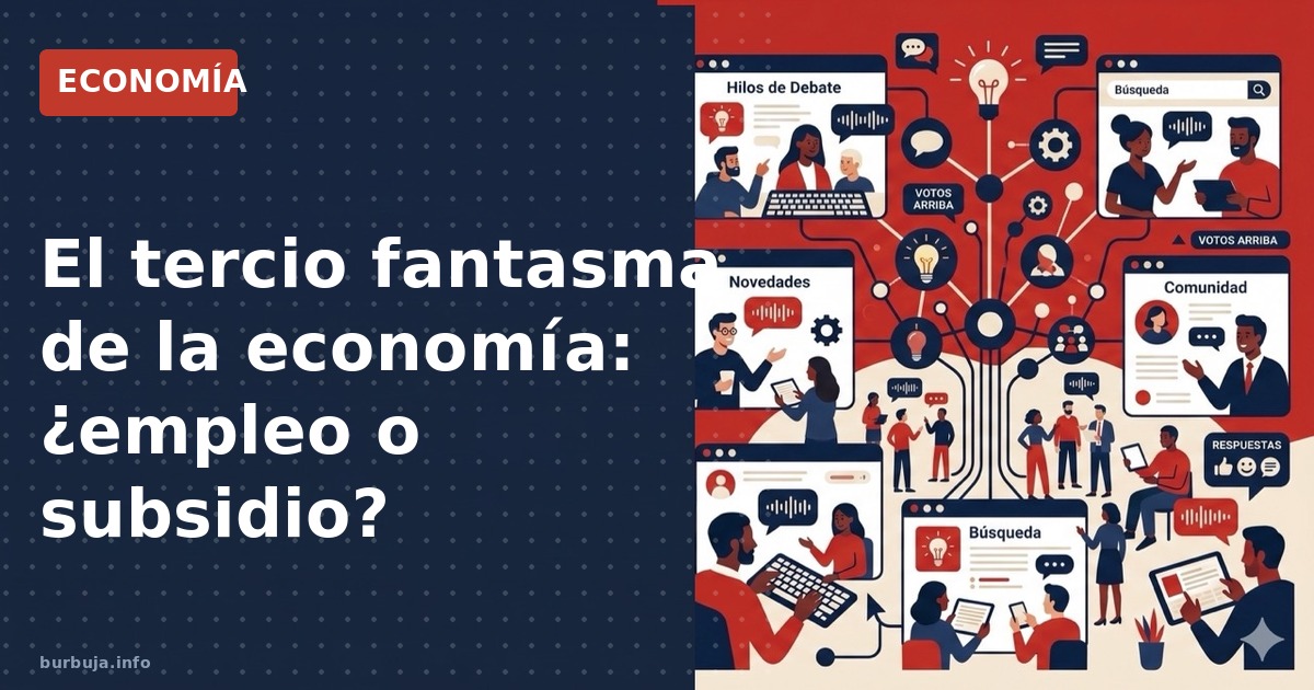 Un análisis revela que 22,8 millones de personas dependen del Estado mientras solo 7-8 millones generan riqueza real. ¿Empleo