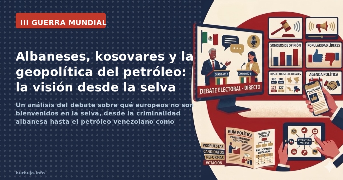 Un análisis del debate sobre qué europeos no son bienvenidos en la selva, desde la criminalidad albanesa hasta el petróleo ve