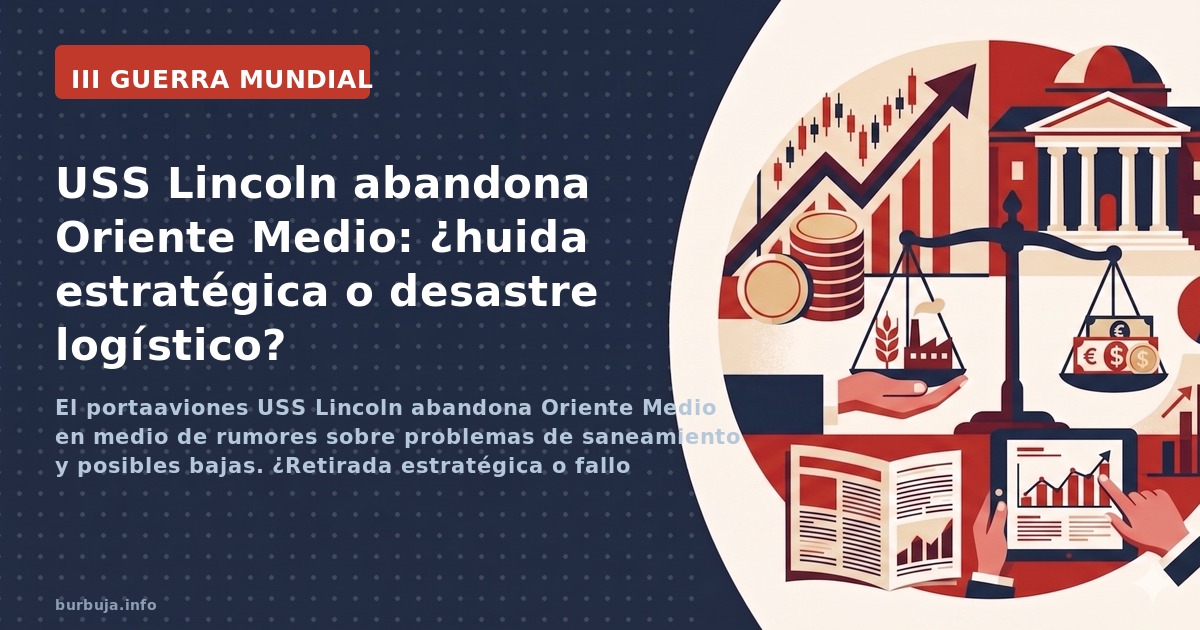 El portaaviones USS Lincoln abandona Oriente Medio en medio de rumores sobre problemas de saneamiento y posibles bajas. ¿Reti