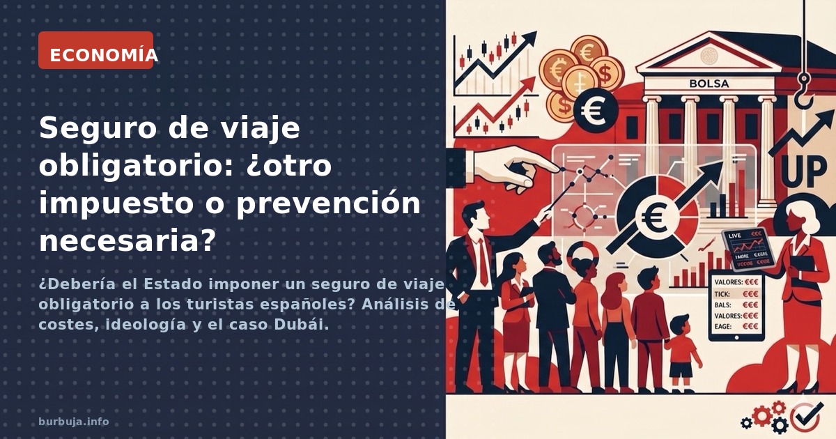 ¿Debería el Estado imponer un seguro de viaje obligatorio a los turistas españoles? Análisis de costes, ideología y el caso D