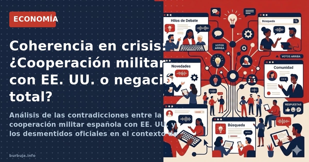 Análisis de las contradicciones entre la cooperación militar española con EE. UU. y los desmentidos oficiales en el contexto 