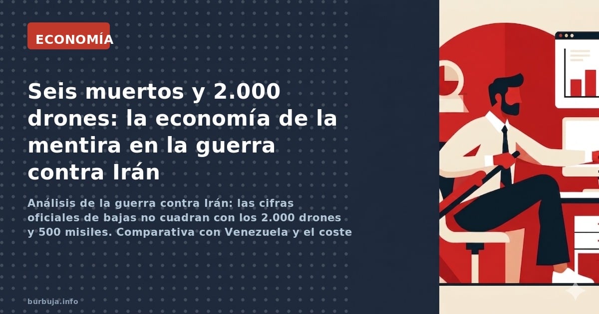 Análisis de la guerra contra Irán: las cifras oficiales de bajas no cuadran con los 2.000 drones y 500 misiles. Comparativa c