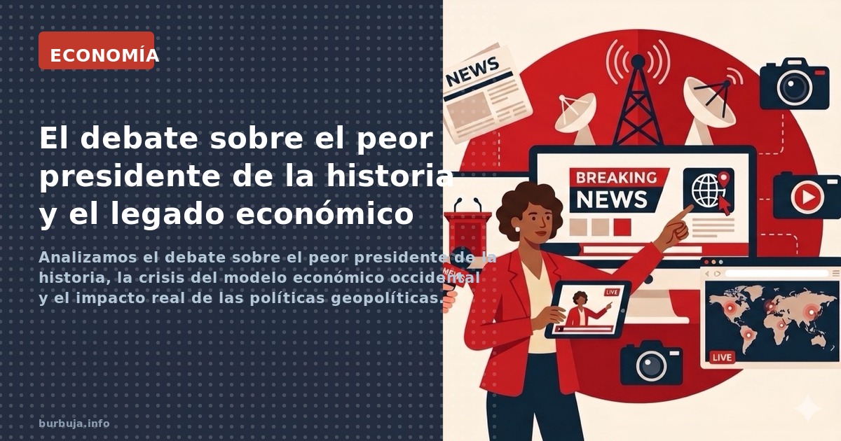 Analizamos el debate sobre el peor presidente de la historia, la crisis del modelo económico occidental y el impacto real de 