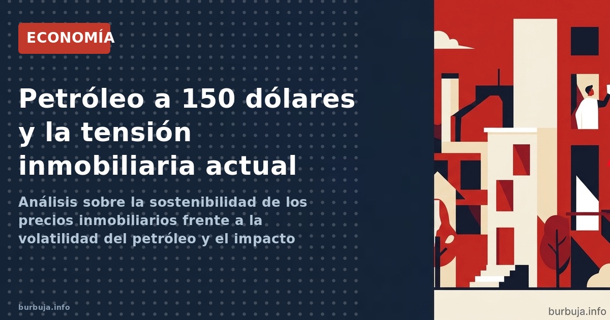 Análisis sobre la sostenibilidad de los precios inmobiliarios frente a la volatilidad del petróleo y el impacto migratorio